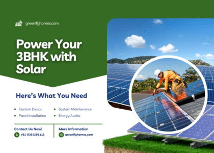 How Many Solar Panels Do You Need to Power a 3BHK House in India?